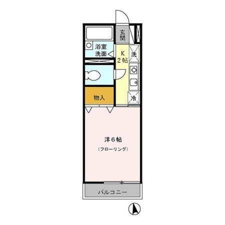 メゾンブランシュの物件間取画像